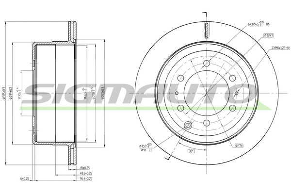 Brake Disc (DBC212V)