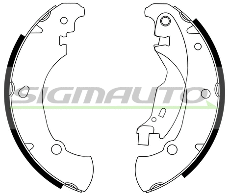 Brake Shoe Set (SFA180)