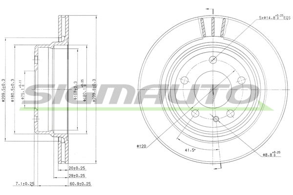 Brake Disc (DBA520V)