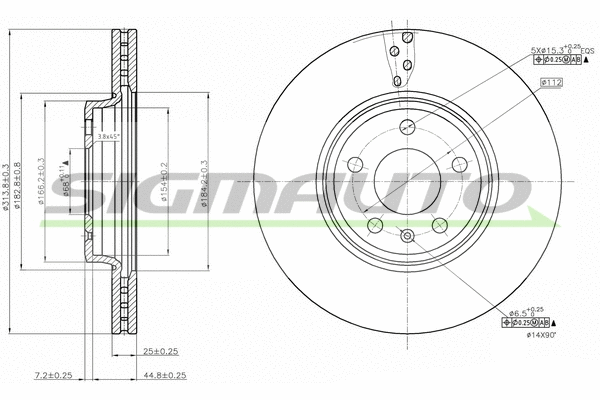 Brake Disc (DBB663V)
