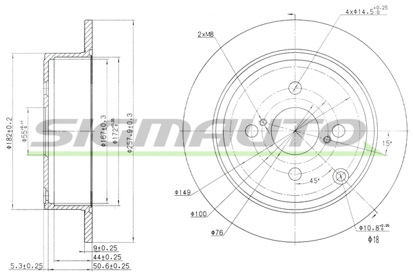 Brake Disc (DBB419S)