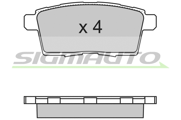 Brake Pad Set, disc brake (SPB333)