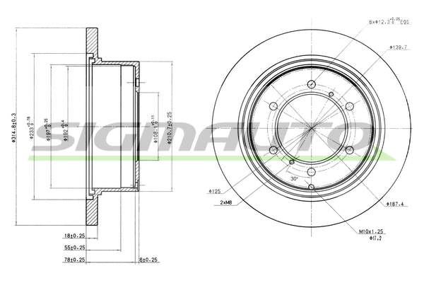 Brake Disc (DBA715S)