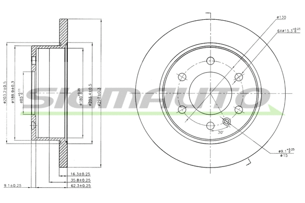 Brake Disc (DB0311S)