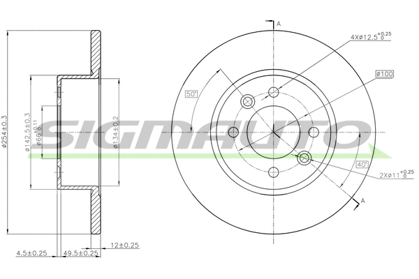 Brake Disc (DBA557S)