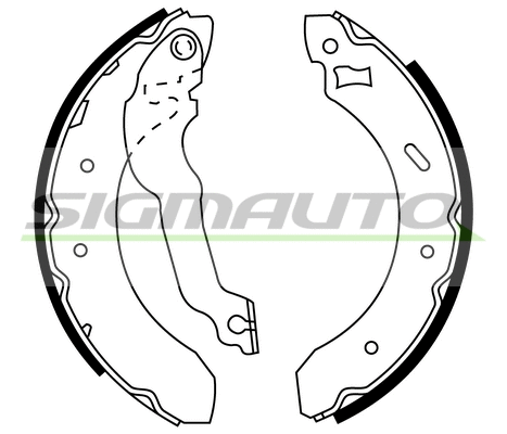 Brake Shoe Set (SFA234)