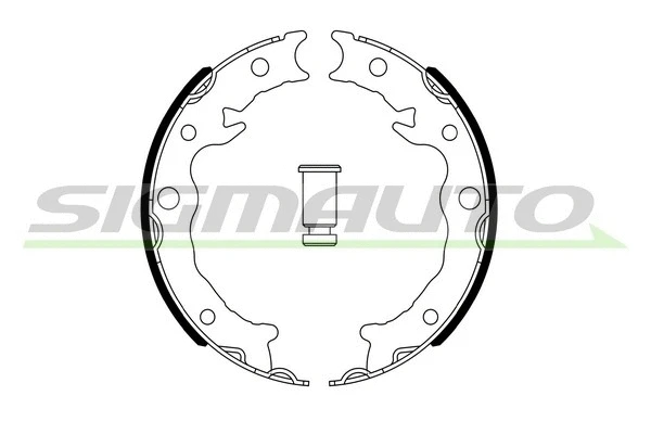 Brake Shoe Set, parking brake (SFA645)