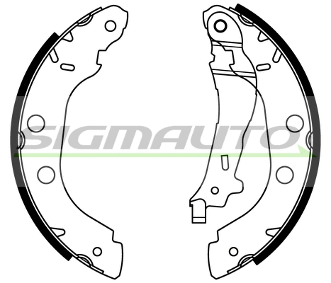 Brake Shoe Set (SFA407)