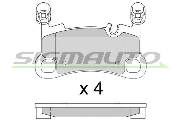 Brake Pad Set, disc brake (SPB940)