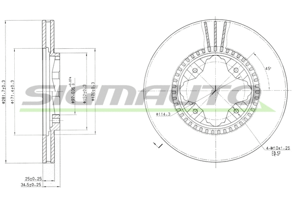 Brake Disc (DBA494V)