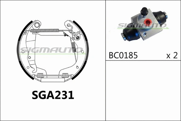 Brake Shoe Set (SGA231)