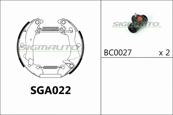Brake Shoe Set (SGA022)