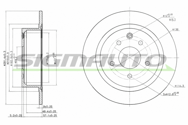 Brake Disc (DBB590S)