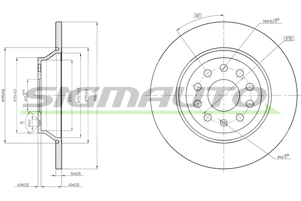 Brake Disc (DBC506S)