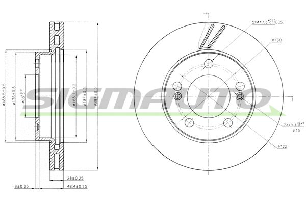 Brake Disc (DBB627V)