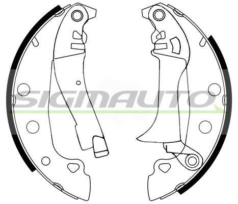 Brake Shoe Set (SFA150)