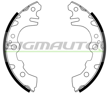 Brake Shoe Set (SFA673)