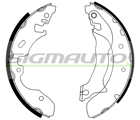 Brake Shoe Set (SFA237)