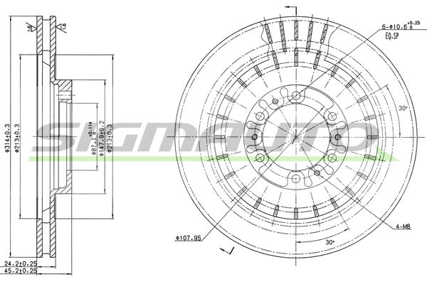Brake Disc (DBB212V)