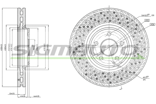 Brake Disc (DBB981VLS)