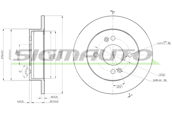 Brake Disc (DBC213S)