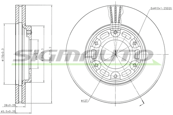 Brake Disc (DBA991V)