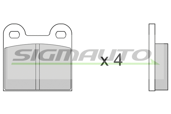 Brake Pad Set, disc brake (SPA010)