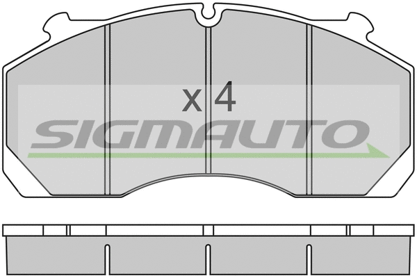 Brake Pad Set, disc brake (SPT304)