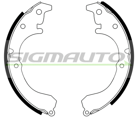 Brake Shoe Set (SFA960)