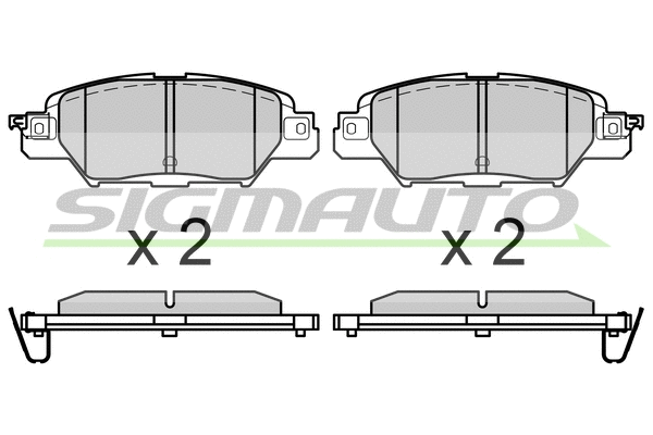 Brake Pad Set, disc brake (SPB661)