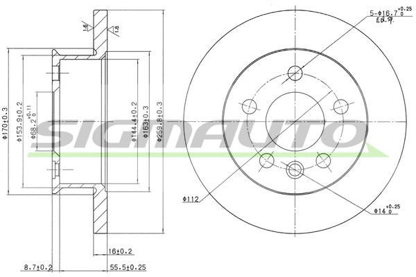 Brake Disc (DBA426S)