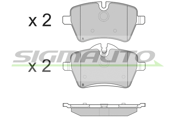 Brake Pad Set, disc brake (SPB247)