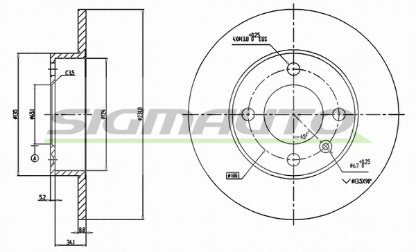 Brake Disc (DBB233S)