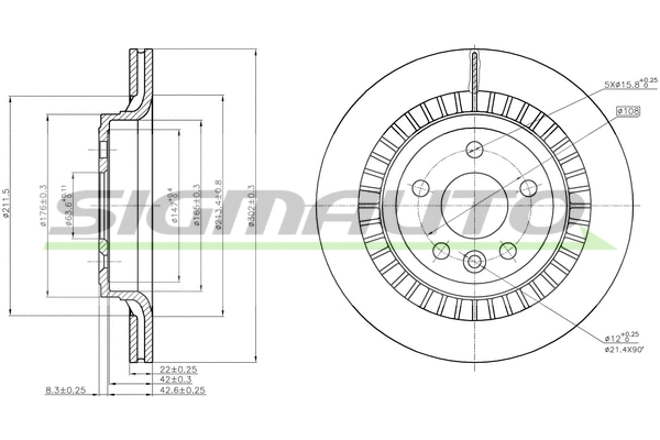 Brake Disc (DBB802V)