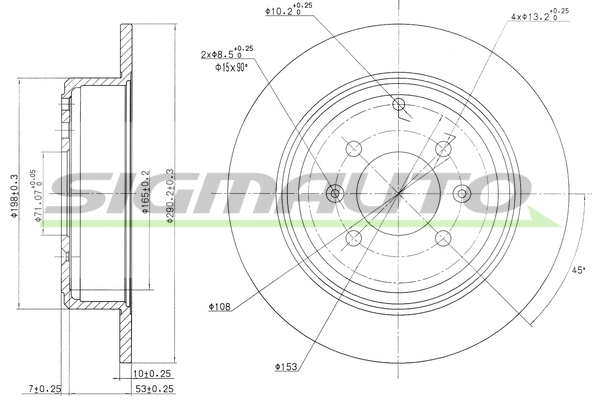Brake Disc (DBA869S)
