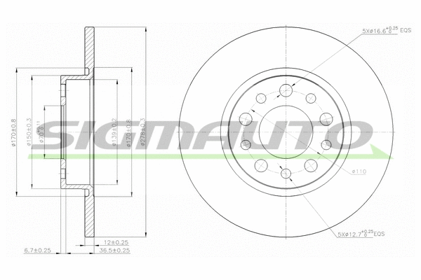 Brake Disc (DBB452S)