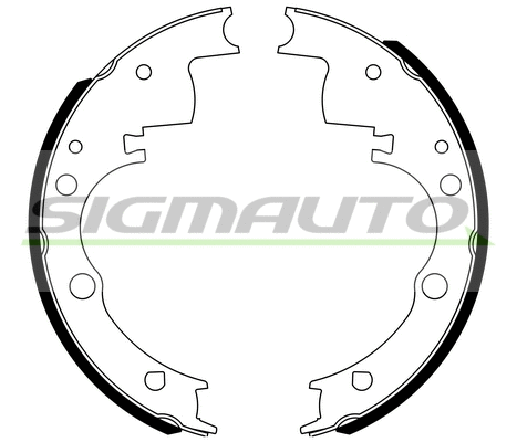 Brake Shoe Set (SFA165)