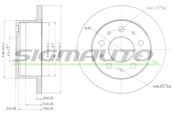 Brake Disc (DBB145S)