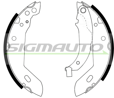 Brake Shoe Set (SFA381)