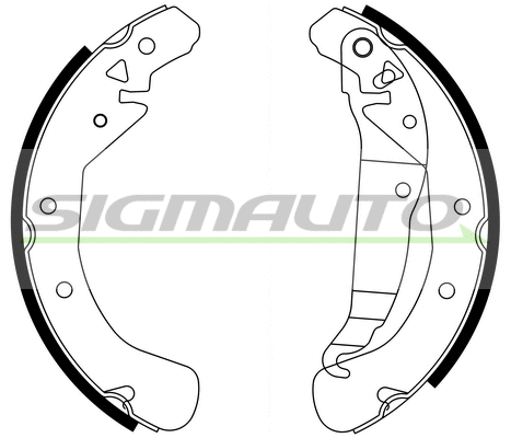 Brake Shoe Set (SFA358)
