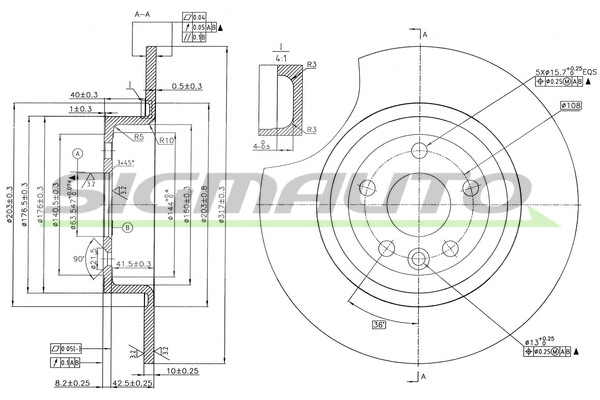 Brake Disc (DBC771V)