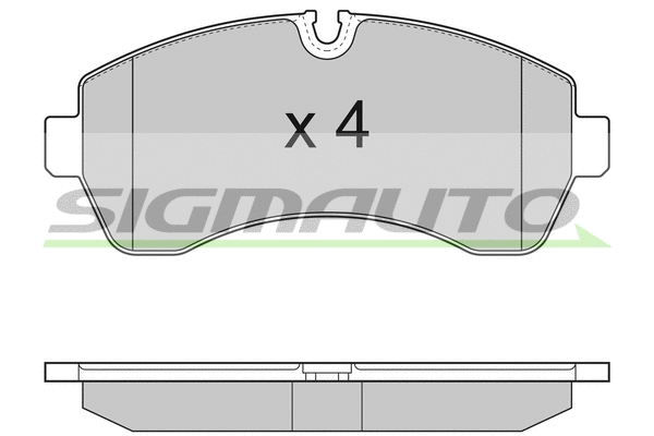 Brake Pad Set, disc brake (SPB290)