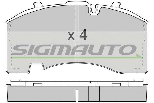 Brake Pad Set, disc brake (SPT322)