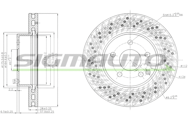 Brake Disc (DBB693V)