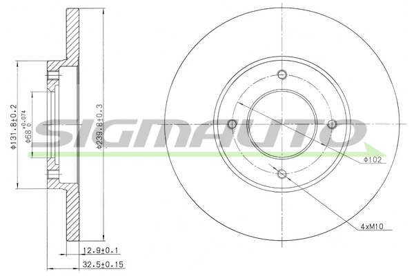 Brake Disc (DBA282S)