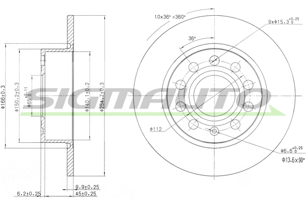 Brake Disc (DBB224S)