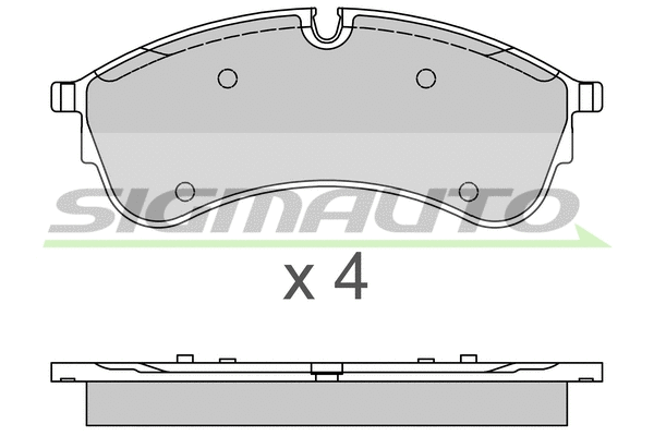 Brake Pad Set, disc brake (SPB794)