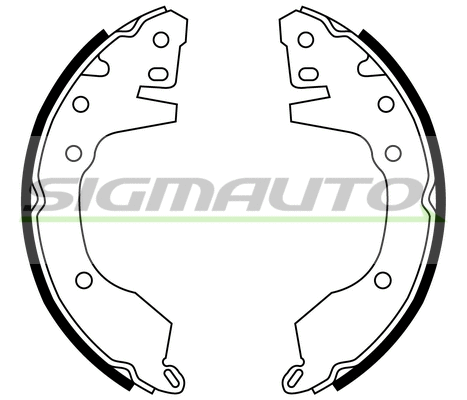 Brake Shoe Set (SFA820)