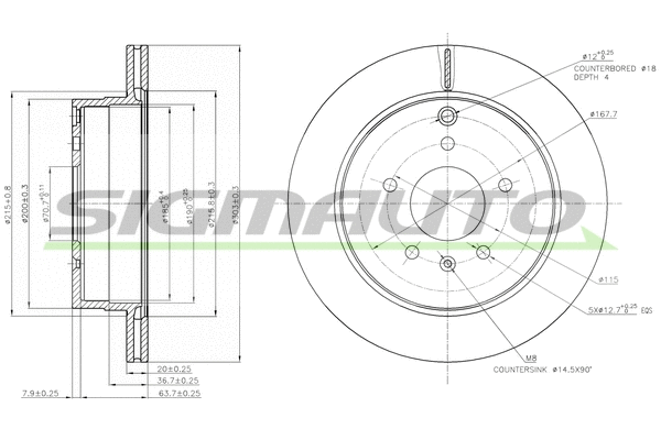 Brake Disc (DBB660V)