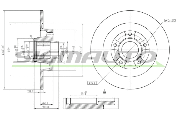 Brake Disc (DBC185S)